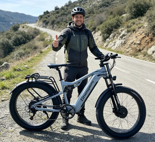 Dual motor fat tire e - 26",