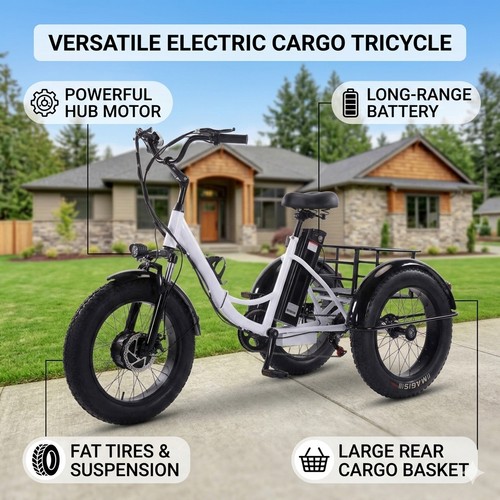 20in electric tricycle trike - electric, e-trike